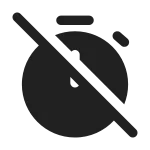 Timer Off SVG Icon